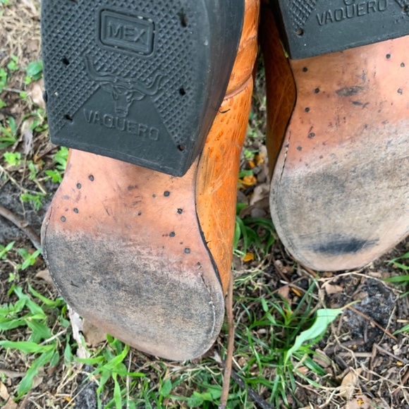 WILD WEST VAQUERO CAIMAN LEATHER BOOTS SZ 9 - Picture 10 of 13